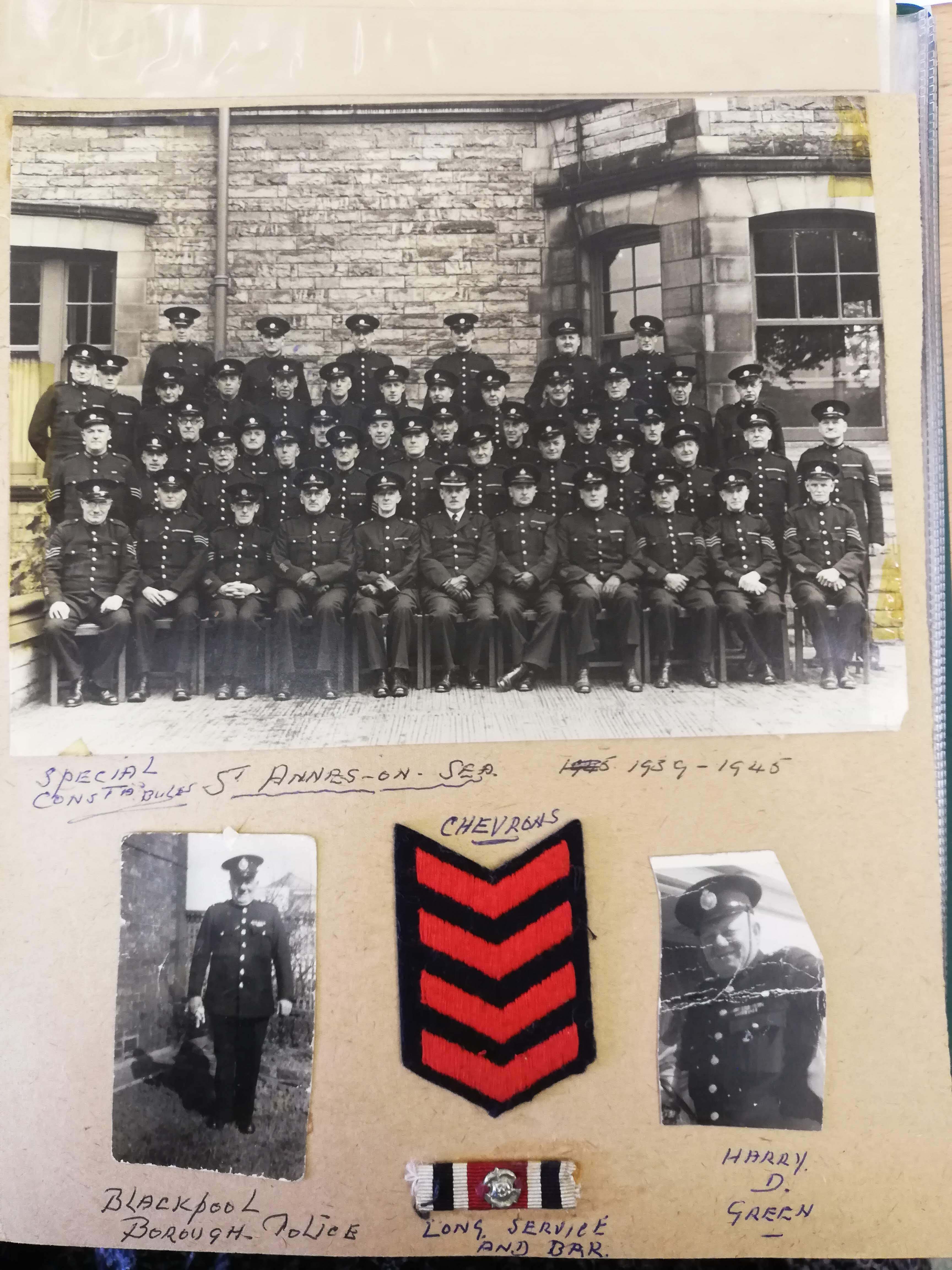 Special Constables in St Annes Second World War 