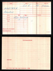 Medal index card