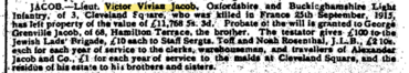 JC Will - leaving money to JLB