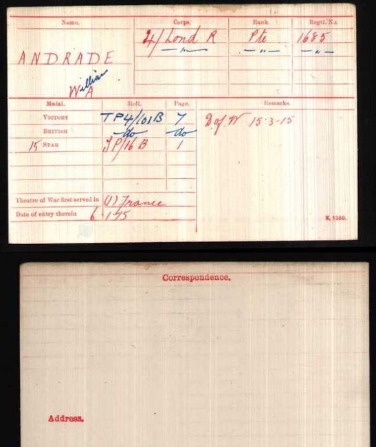 medal card