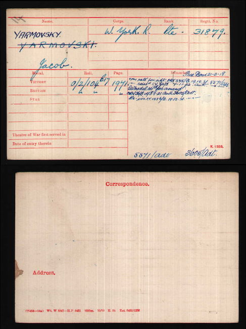 Medal Card