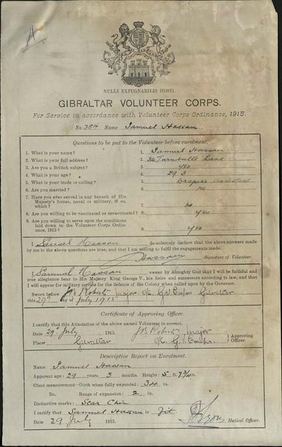 Volunteer Corps Registration Form