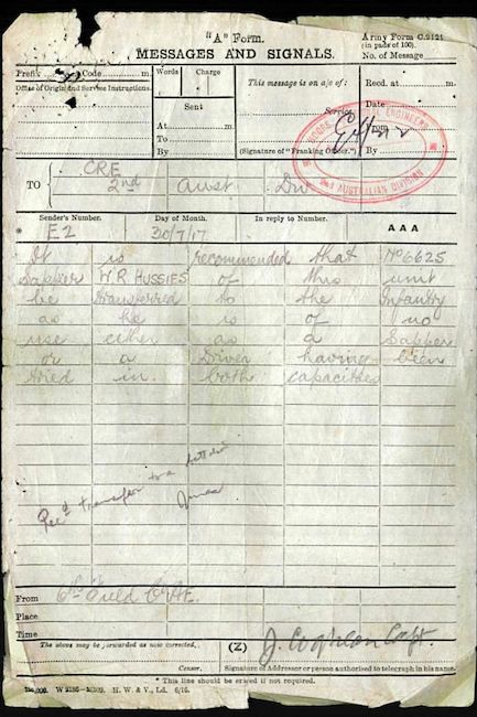 Military Record