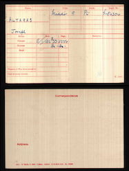 Medal index card