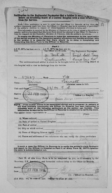 Military Record