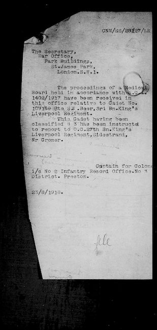 Military Record
