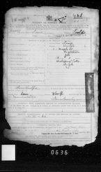 Military records - statements of service and disability