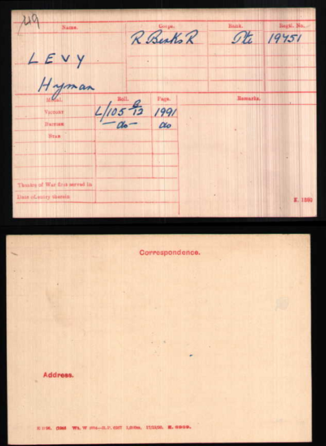 Medal card