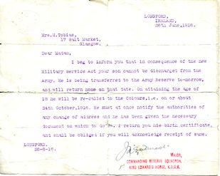2nd Discharge Letter King Edward's Horse