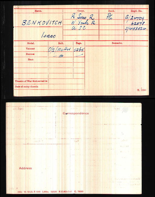 Medal Card