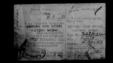 Military Record