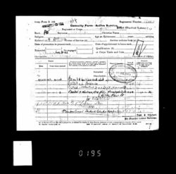 Military Record