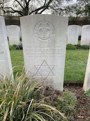 CWGC headstone, photo by Keith Bugden