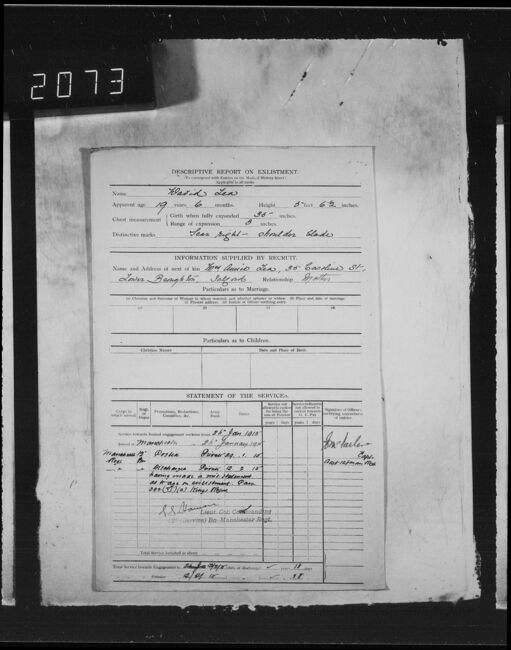 Enlistment continued 12th Btn 