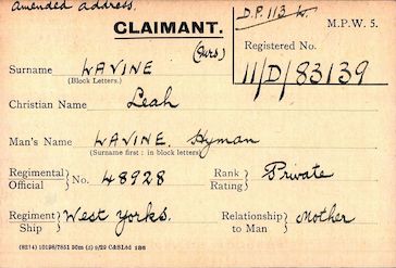 Pension Card Front