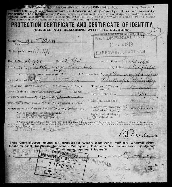 Military Record