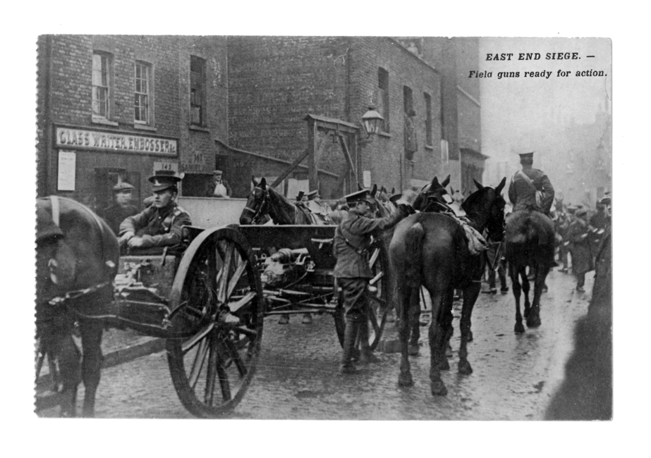 Scots Guards from the Tower of London arriving