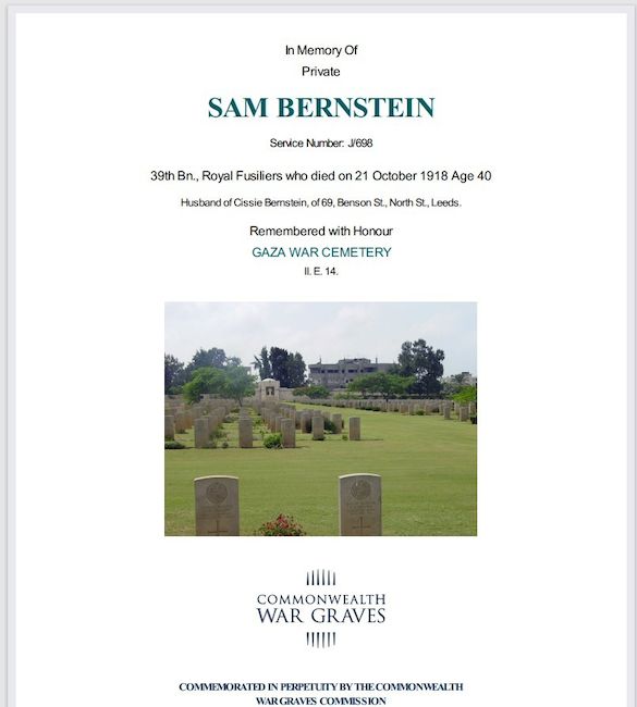 CWGC GAZA WAR CEMETERY 