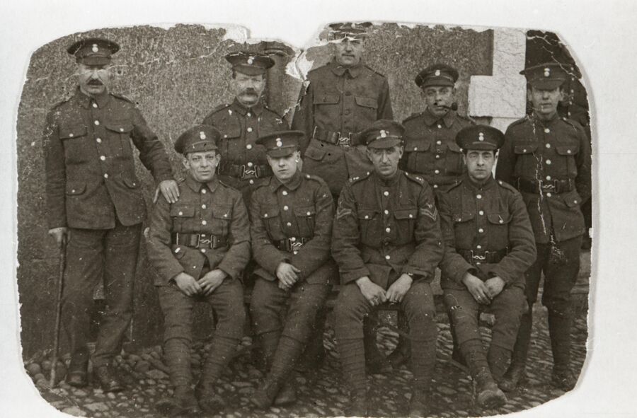 Royal Welsh Fusiliers, Abraham is left bottom row