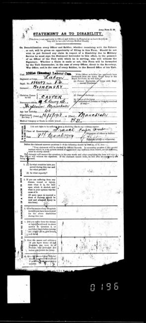 Military Record