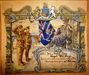 Honourable Discharge Certificate 