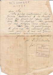 Letter (Transcribed into anecdotes)