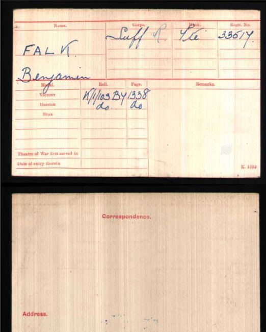 Medal card