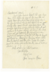Letter home