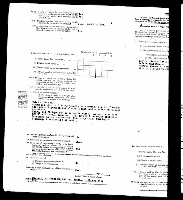 Military Record