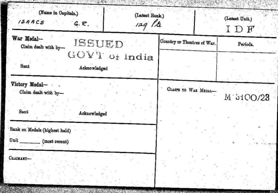 Military Record