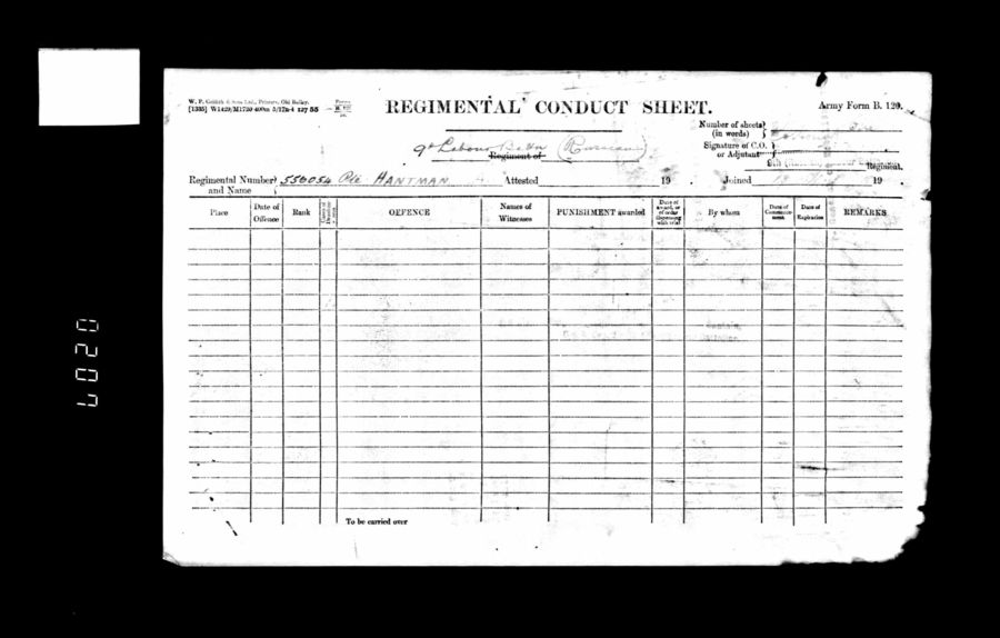 Military Record