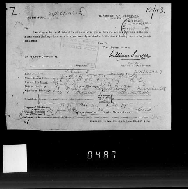 Pensions Form