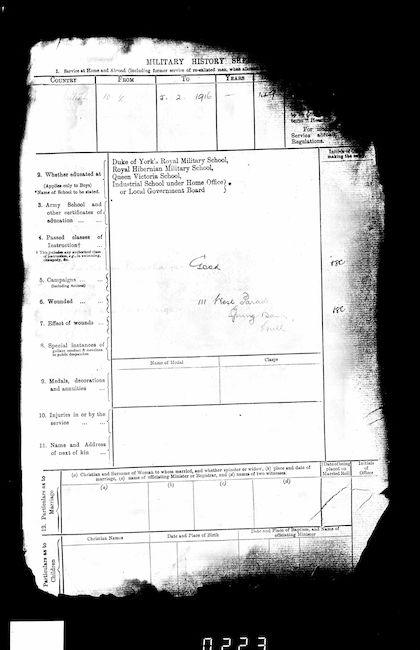 Military Record