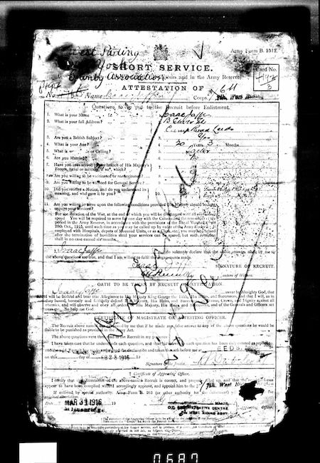 Military record