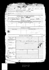 Army Service Record