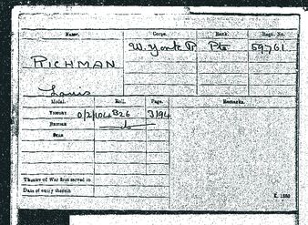 Medal Card 59761