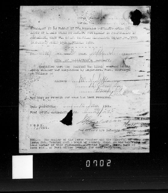 Military Record