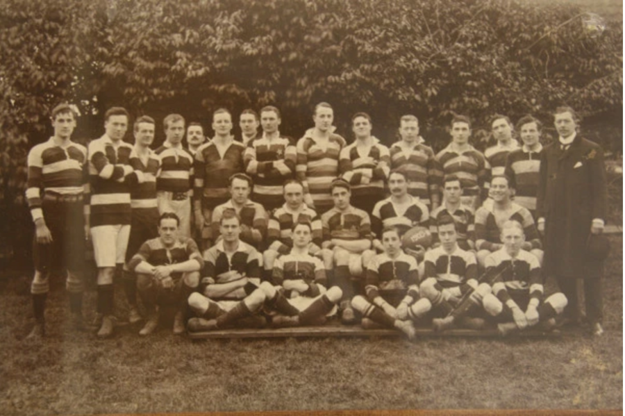 Saracen rugby Club - Victor is seated far right in the middle row