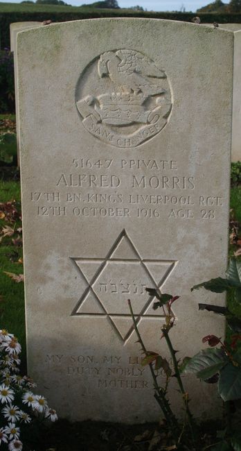 Alfred's headstone
