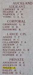 Name on Memorial