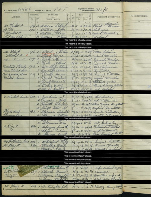 1939 Electoral register