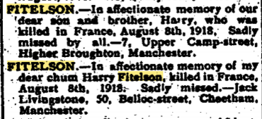 JC In Memory 1919