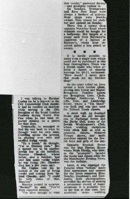 Newspaper Clipping 