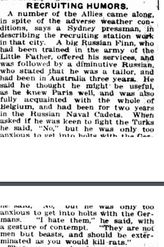 Daily Standard Brisbane  19/06/1915