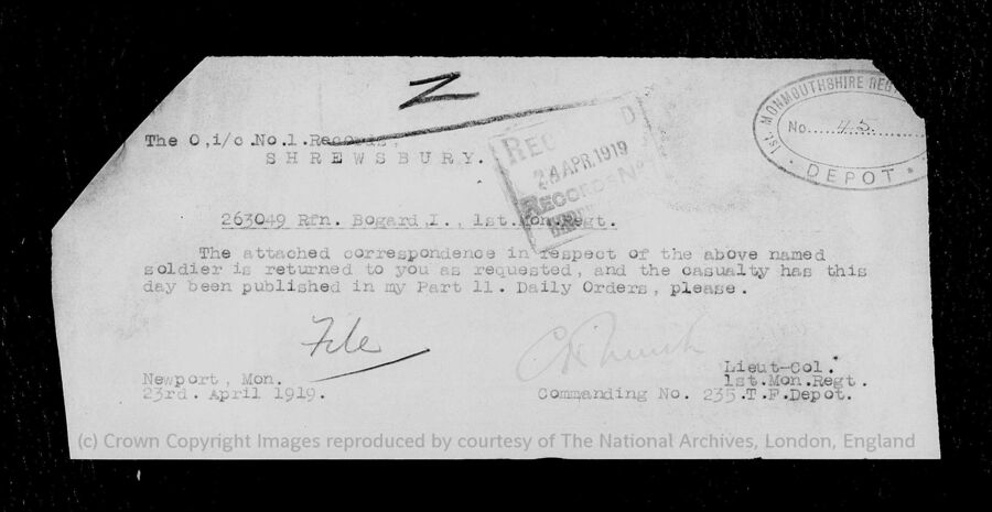 Military Record