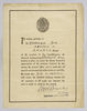 Demobilization Certificate of Driver Mark Kirstein. ©Jewish Museum London/Jewish Military Museum