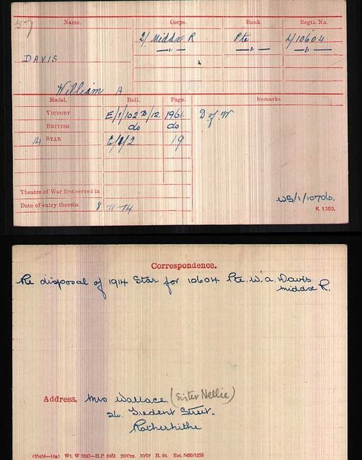 Medal card