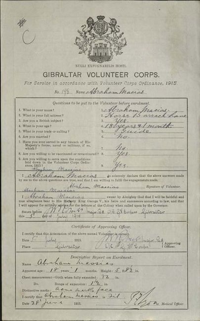 Volunteer Corps Registration Form
