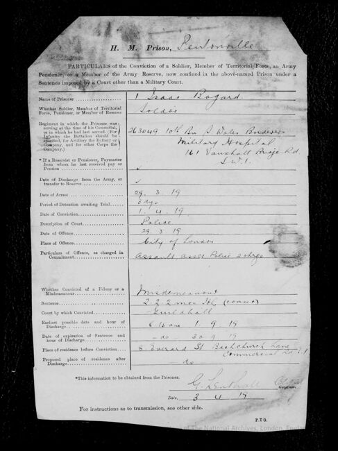 Military Record