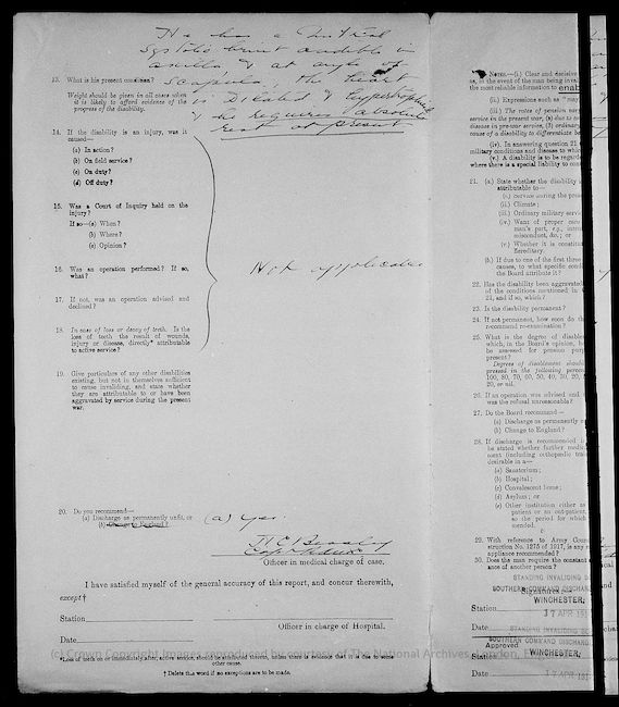 Military Record